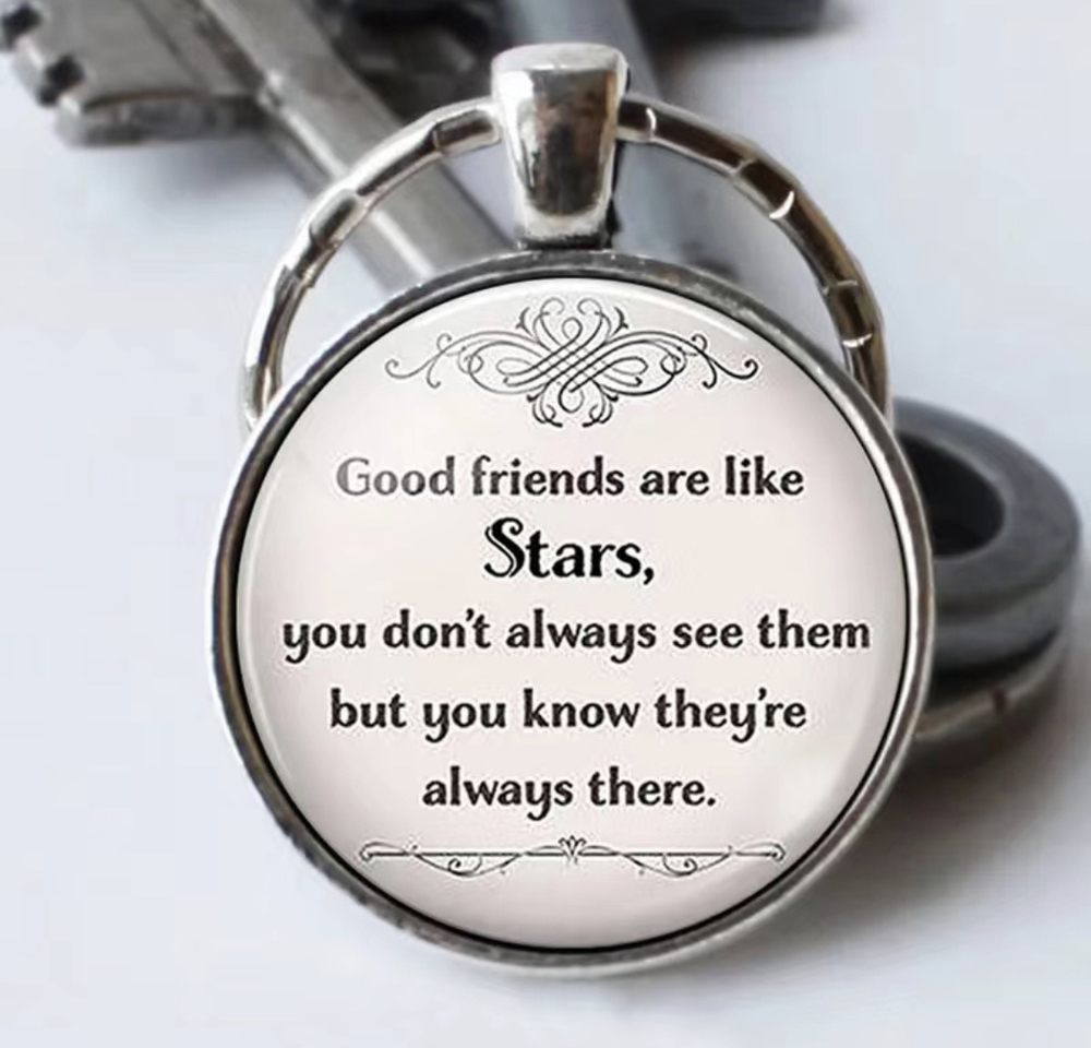 3/$25 Good friends are like Stars Keychain NEW